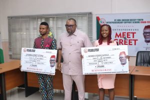 Read more about the article RHAB-YESS: ANIEKAN BASSEY BOOSTS BUSINESSES OF 20 RURAL WOMEN, YOUNG ENTREPRENEURS IN A’IBOM
